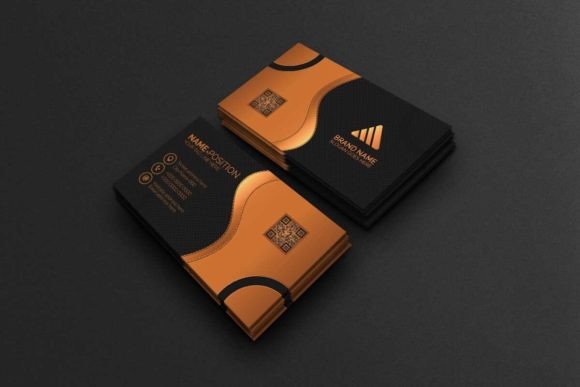 Elevate Your Professional Presence with the Elegant Black Gold Business Card Template