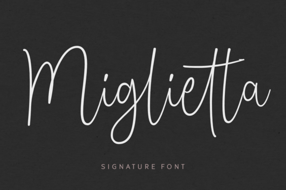 Miglietta: The Script Font That Elevates Every Brand