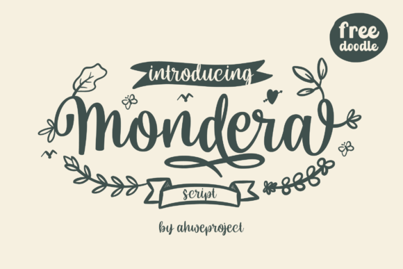 Mondera: The Art of Handwritten Elegance in Digital Design