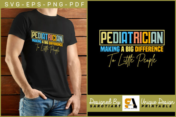 Pediatrician T-shirt Design Sublimation: Making a Big Difference to Little People