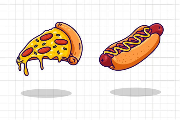 Tasty Fast Food Illustration