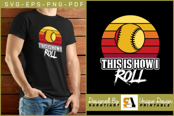 This is How I Roll Retro T-shirt Graphic